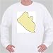 Sweatshirt with Africa, map, Liberia, outline, area, geograpy, region, land