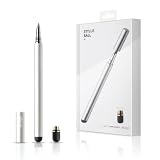 elago Stylus Ball for iPhone 3GS/4/4S, iPad and Galaxy -World First Replaceable Tip (Extra Rubber Tip included) - Silver