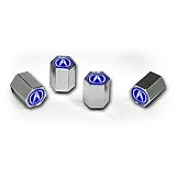Acura-Blue Valve Cap Set