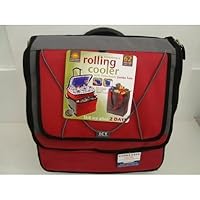 Expandable 62 Can Rolling Cooler w/ Detachable Jumbo Tote