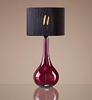 Glass Teardrop Table Lamp