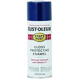 Rust-Oleum Stops Rust Spray Paint, Gloss Navy, 12-Ounce