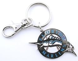 Florida Marlins Key Chain with clip