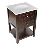 UPC 897922001402 product image for Pegasus F10AE00211A 24-Inch Madison Vanity with Vanity Top, Espresso | upcitemdb.com