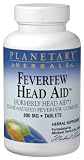 Feverfew HeadAid ( 100 Tabs 615 mg ) ( Formerly Head Aid ) Planetary Herbals