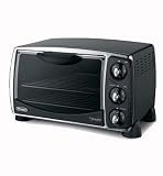 DeLonghi AS1870B Convection Oven with Rotisserie, Black and Chrome