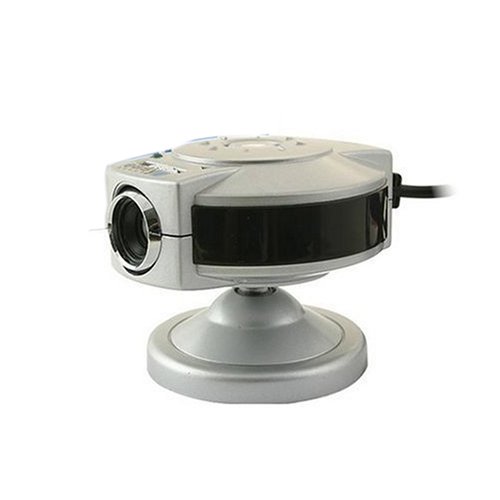 Easy Touch USB Tripod WebCam, 2.0 Internet Camera, (Silver-Black) ET-464, 24 RGB 300 Hundred Pixels, Video Camera, Color Correction with Built in Picture Compressor, Communicate, Conference, webcam, Live chat, Skype Web Phone, PC, Notebook, Desktop Webcam
