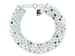 Beautiful! Sterling-silver Hearts and Flowers Women's Mesh Bracelet