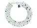 Beautiful! Sterling-silver Hearts and Flowers Women's Mesh Bracelet