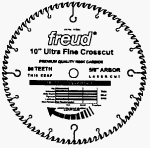 Freud TK806 Avanti 10 80 Tooth ATB 5/8 Arbor Thin Kerf Ultra Fine Finish Crosscut Miter Saw Blade