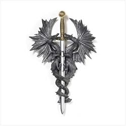 Dragon Dagger Wall Plaque