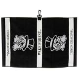 NCAA Wake Forest Demon Deacons Woven Jacquard Golf Towel
