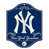 New York Yankees MLB Baseball Traditional 11x13 Wood Sign