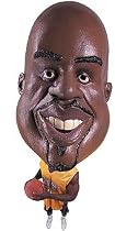 7 FOOT DUNKER VINYL MASK (RESEMBLES SHAQUILLE O'NEAL)