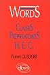 Words, m�diascopie du vocabulaire anglais. Classes Pr�paratoires H.E.C.