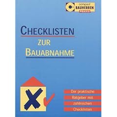 Checklisten zur Bauabnahme