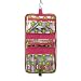 Outdoor Living : Hanging Travel Storage Bag in Pink with Green Flowers