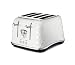 from Delonghi DeLonghi Brillante Faceted 4-Slice Toaster, White Model CTJ4003.W