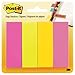 Page Markers, Ultra Colors, 50 Strips/Pad, 4 Pads/Pack, Sold as 1 Package