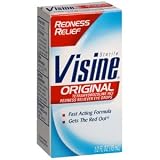 Special Pack of 5 Visine original redness reliever eye drops - 0.5 oz