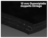 Produkt-Bild: 2m&sup2; Gummiplatte Gummimatte 1,20m x 1,67m, St&auml;rke: 10mm mit 2 Einlagen