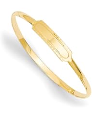 14k Slip-On 5.5 Baby Id Bangle Bracelet