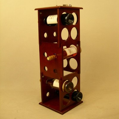 Fuji Wine Rack in Mahogany