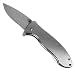 Whetstone Cutlery Diamond Cut Aluminum Spring Assisted Pocket Knife, Silver
