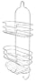 Aquatico Jazz-Style 2 Tier Shower Caddy, Chrome