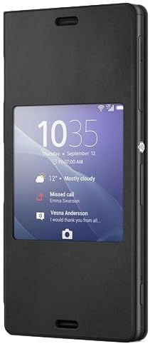 Sony SCR24 Style Up Cover for Xperia Z3 - Black