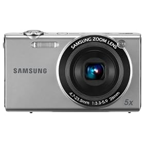 Samsung SH100 WiFi Digital Camera - Silver (14.2MP, WiFi, 5x Optical Zoom) 3 inch LCD
