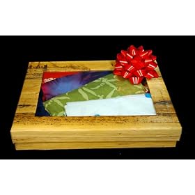SARONG GIFT BOX 8 PACK NATURAL BANANA BARK BOX