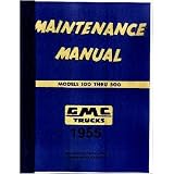 1955 GMC 100-500 TRUCK Shop Service Manual Book by GMC