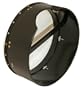 Wide Frame Bodhran 16x7 inch - Black - Tunable Inside