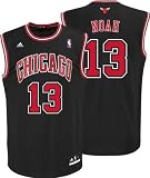 Joakim Noah Jersey: adidas Revolution 30 Black Replica #13 Chicago Bulls Jersey