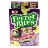 8 in 1 FerretBites Banana-Raisin Flavor Gourmet Treat for Ferrets (4-oz box) by 8 in 1
