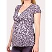 Motherhood Maternity: Short Sleeve Babydoll Maternity Hoodie