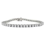 2 Carat Diamond Bracelet set in 14K White Gold thumbnail