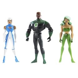 DC Universe Justice League Unlimited - Fire, Green Lantern and Ice