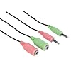 Hama Duo Verl�ngerungskabel 3,5-mm-Klinke 2x2