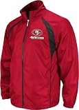 Reebok San Francisco 49ers Scarlet Trainer Full Zip Jacket (X-Large)