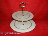 Castleton China Carlton Hostess Tray 2 Tier by Castleton China