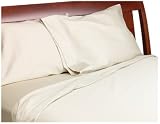 Wamsutta 300-Thread-Count Egyptian Sateen Twin Flat Sheet, Canvas