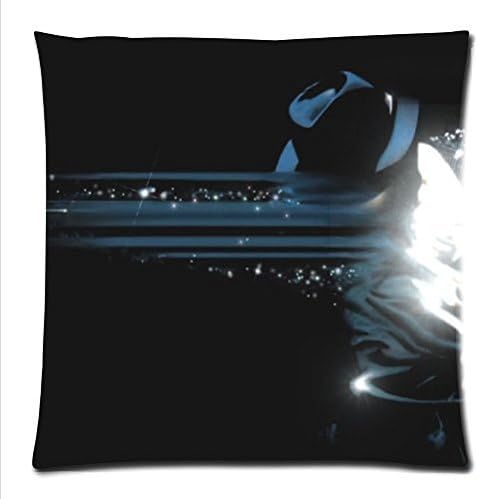 Custom Micheal Jackson Pattern Soft Satin Pillowcase,Pillow Cases 18"(W)x18"(L)One Side Printed.