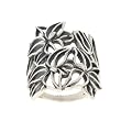 Filigree Multi Flower Sterling Silver Ring