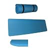 Yogamatte Pilates Gymnastikmatte 190 x 60 x 1,5 cm in blau
