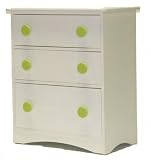 Berg Oslo 3-Drawer Changer White/Lime