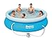 Bestway 57108US Fast Set Swimming Pool, 10-Feet by 30-Inch