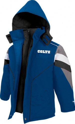 Indianapolis Colts Toddler Heavyweight Parka Jacket - 2T