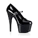 Pleaser Adore-787 6.5 Inch Stiletto Heel Mary Jane Platform Pump Size 5